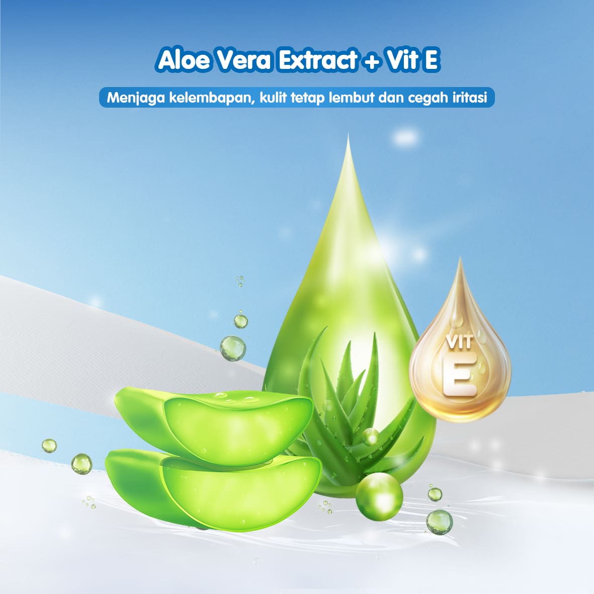 Ekstrak Aloe Vera dan Vit E